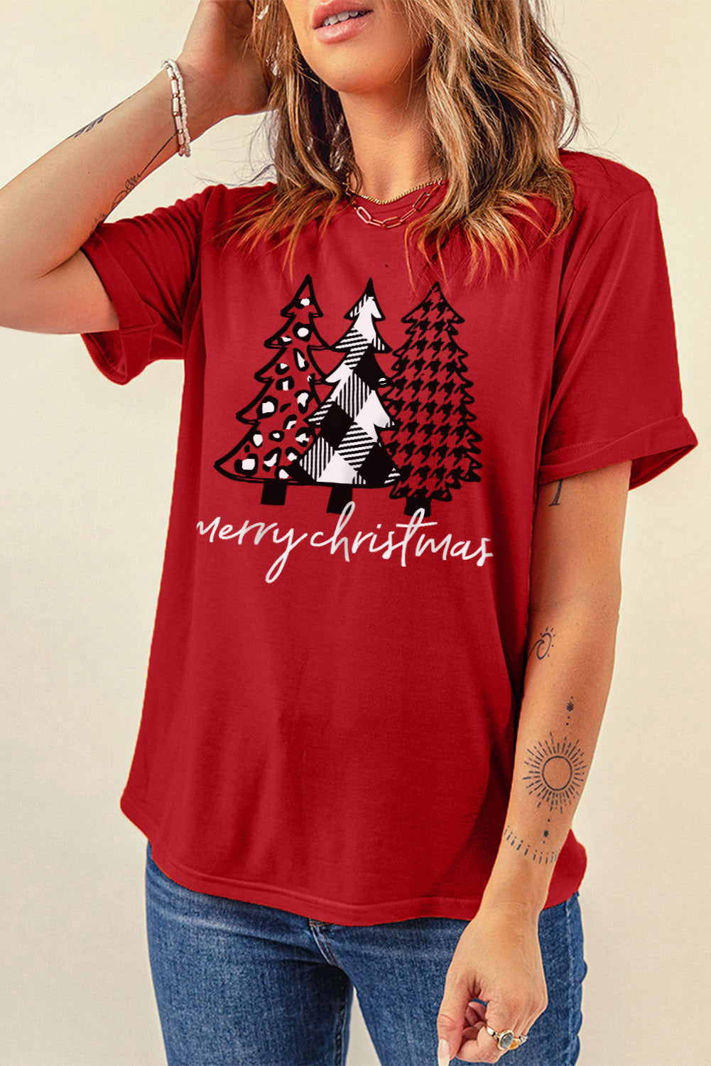 MERRY CHRISTMAS Graphic T-Shirt-Jewearrings