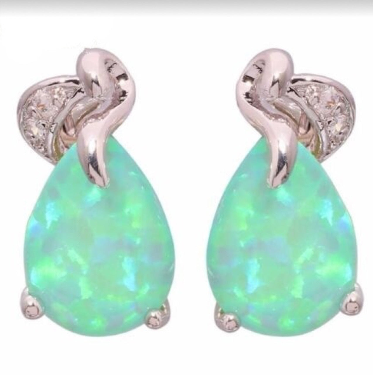 European and American fashion Opal Earrings-Jewearrings