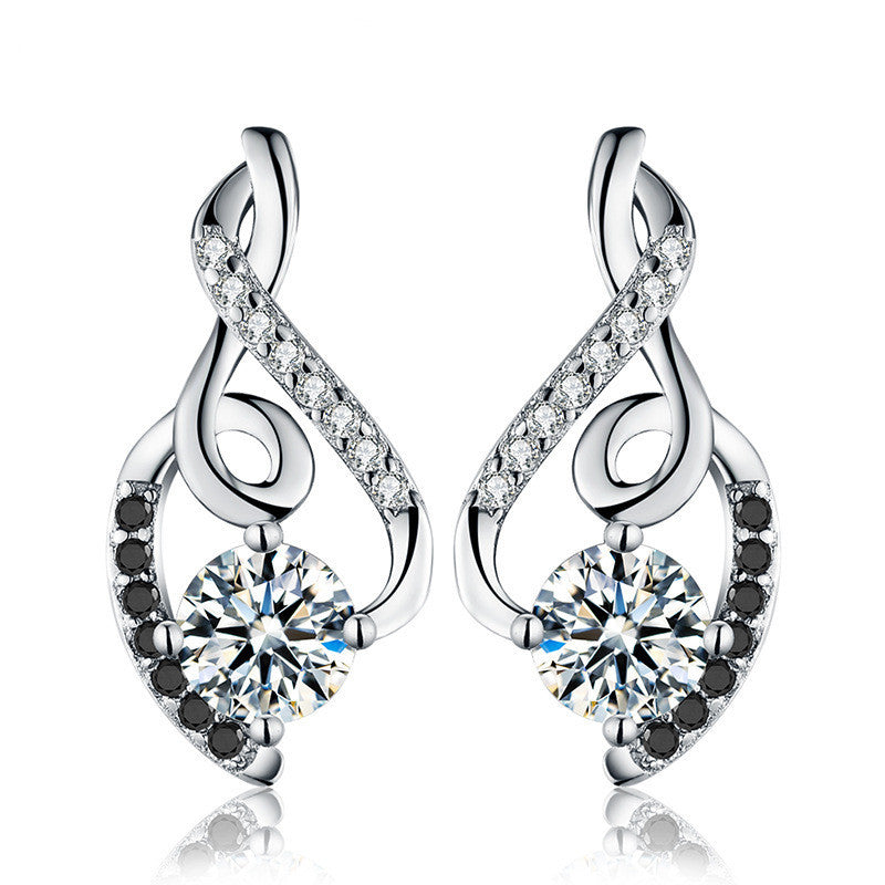 Hot S925 Sterling Silver Earrings In Europe And America-Jewearrings