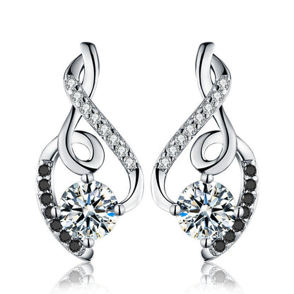 Hot S925 Sterling Silver Earrings In Europe And America-Jewearrings