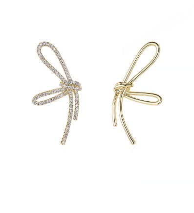 Women's Advanced Temperament Bow Earrings-Jewearrings