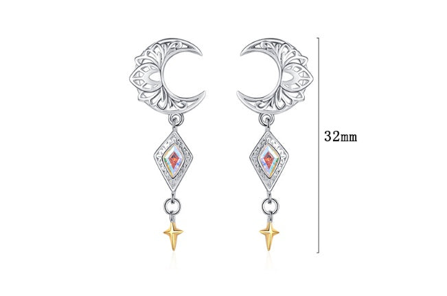 925 Sterling Silver Creative And Slightly Luxury High-grade Earrings-Jewearrings