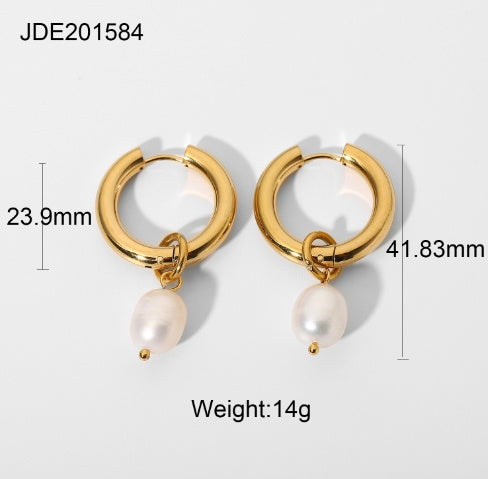 Stella Pearl Earrings-Jewearrings