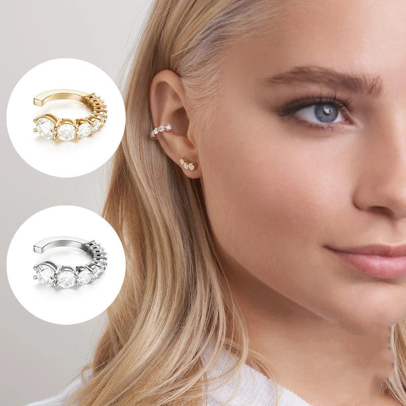 Premium Ear Clip Personality Trendy French Style INS Style Earrings-Jewearrings