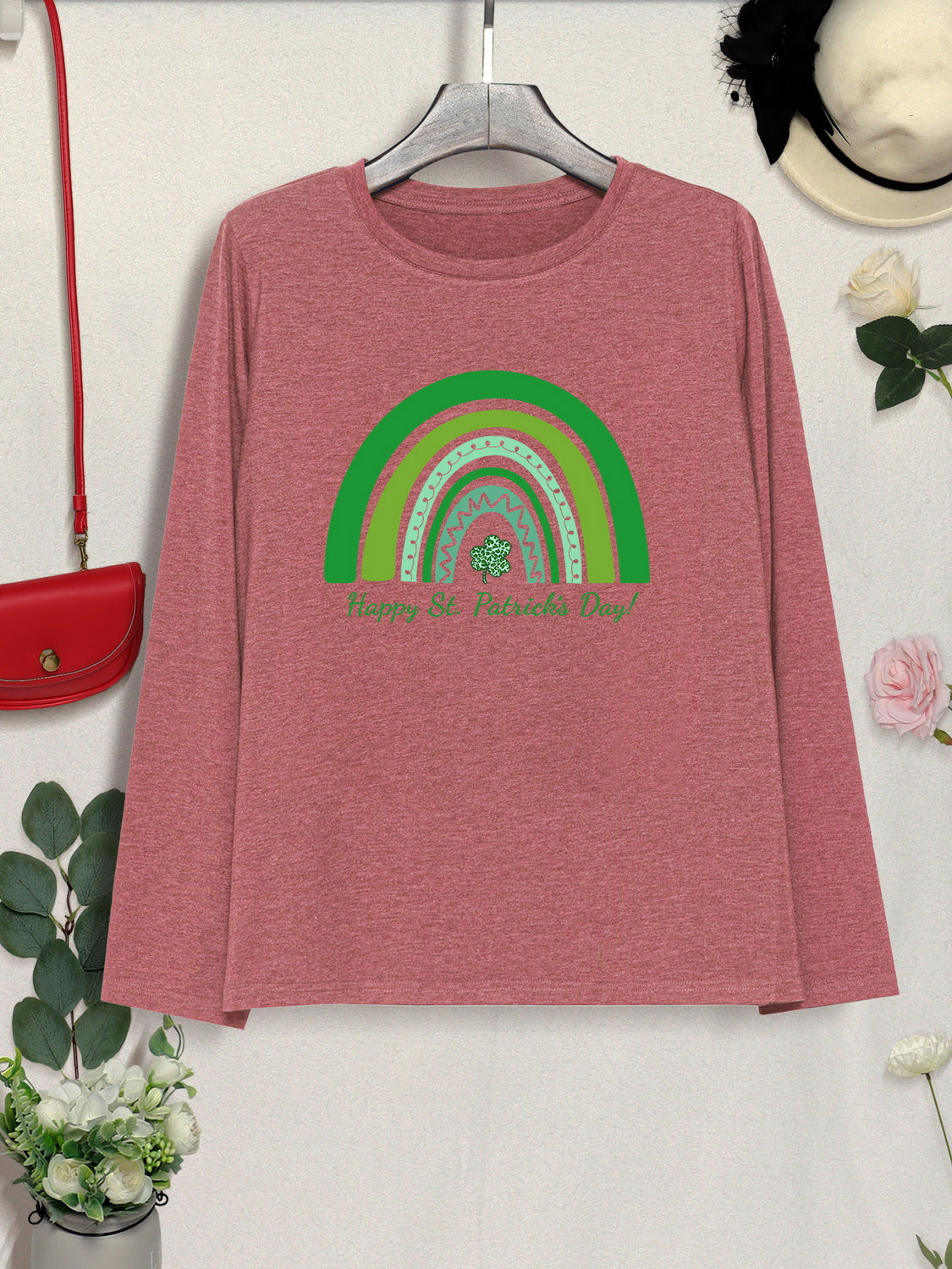 HAPPY ST. PATRICK'S DAY Round Neck T-Shirt-Jewearrings