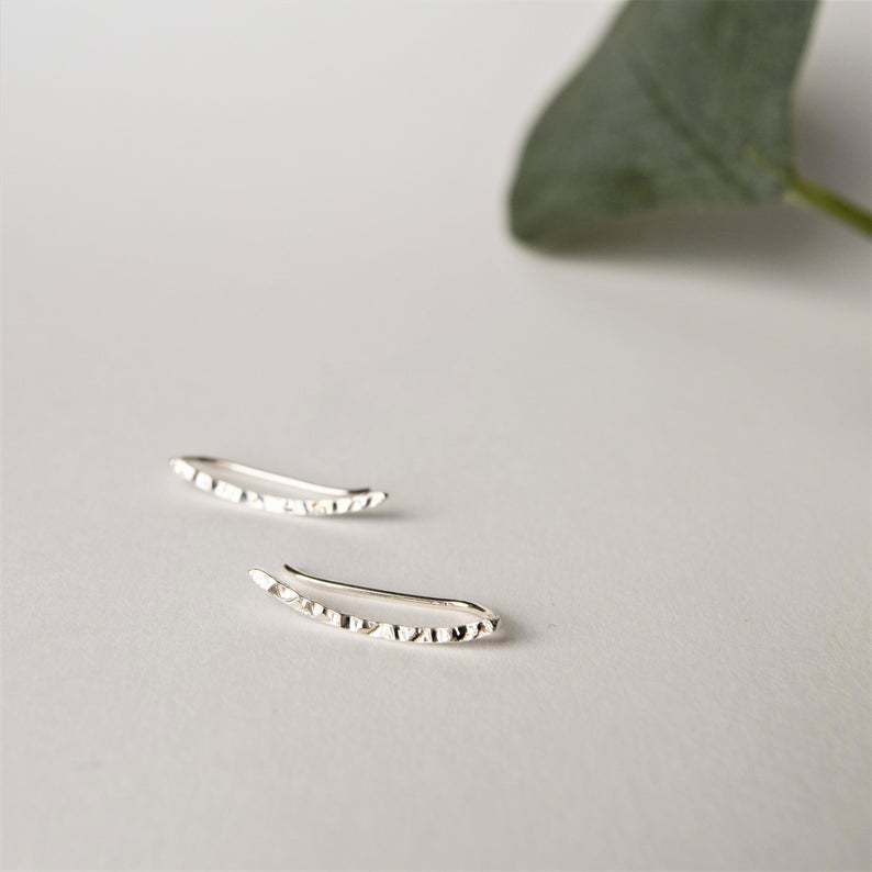 Women's Silver Stud Earrings-Jewearrings