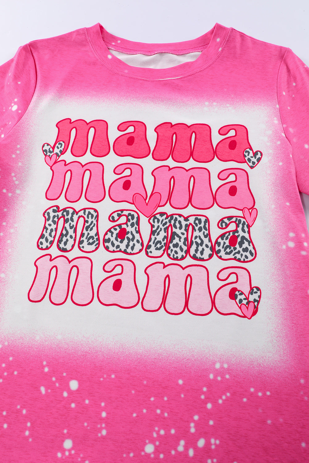 MAMA Round Neck Short Sleeve T-Shirt-Jewearrings