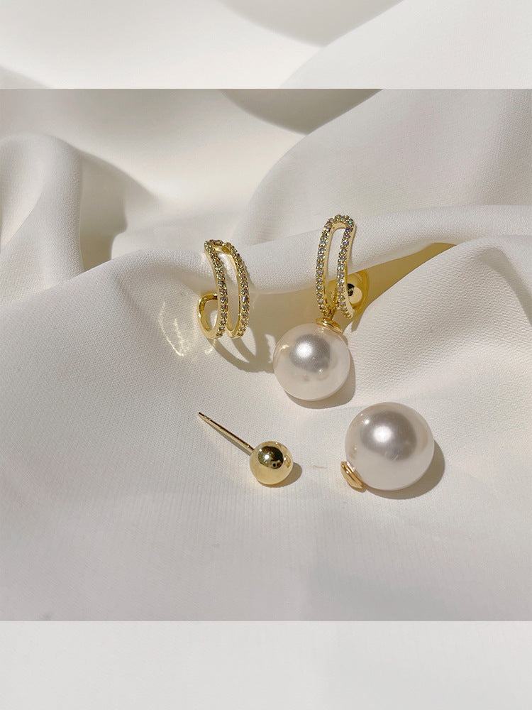 Women's Premium Temperament Pearl Earrings-Jewearrings