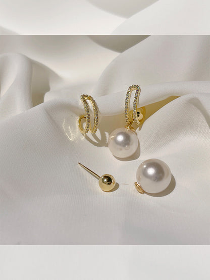 Women's Premium Temperament Pearl Earrings-Jewearrings