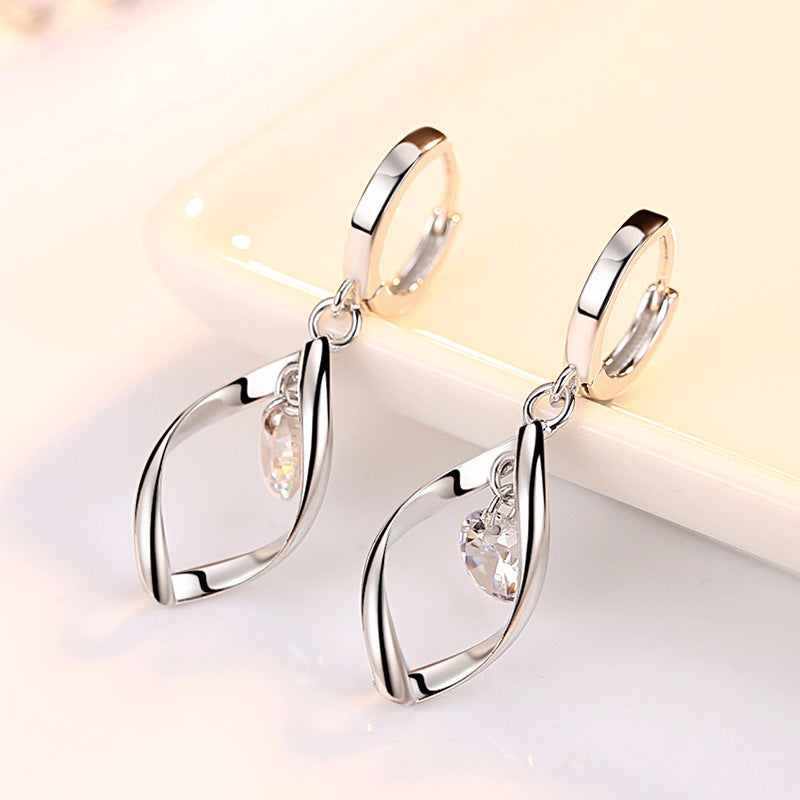 Rotating Love Pearl Earrings-Jewearrings