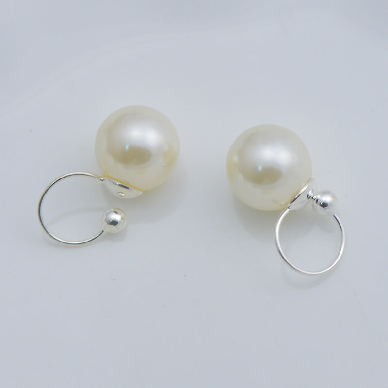 Personality Minimalist Elegant Versatile Ring Fashion Pearl Earrings For Women-Jewearrings