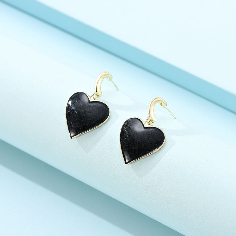 Simple Forest Gold Earrings With Diamonds-Jewearrings