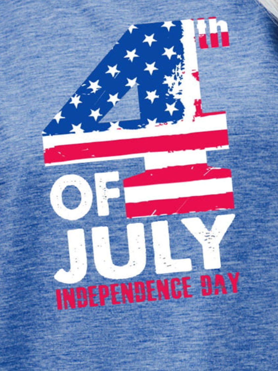 4th OF JULY INDEPENDENCE DAY Graphic Tee-Jewearrings