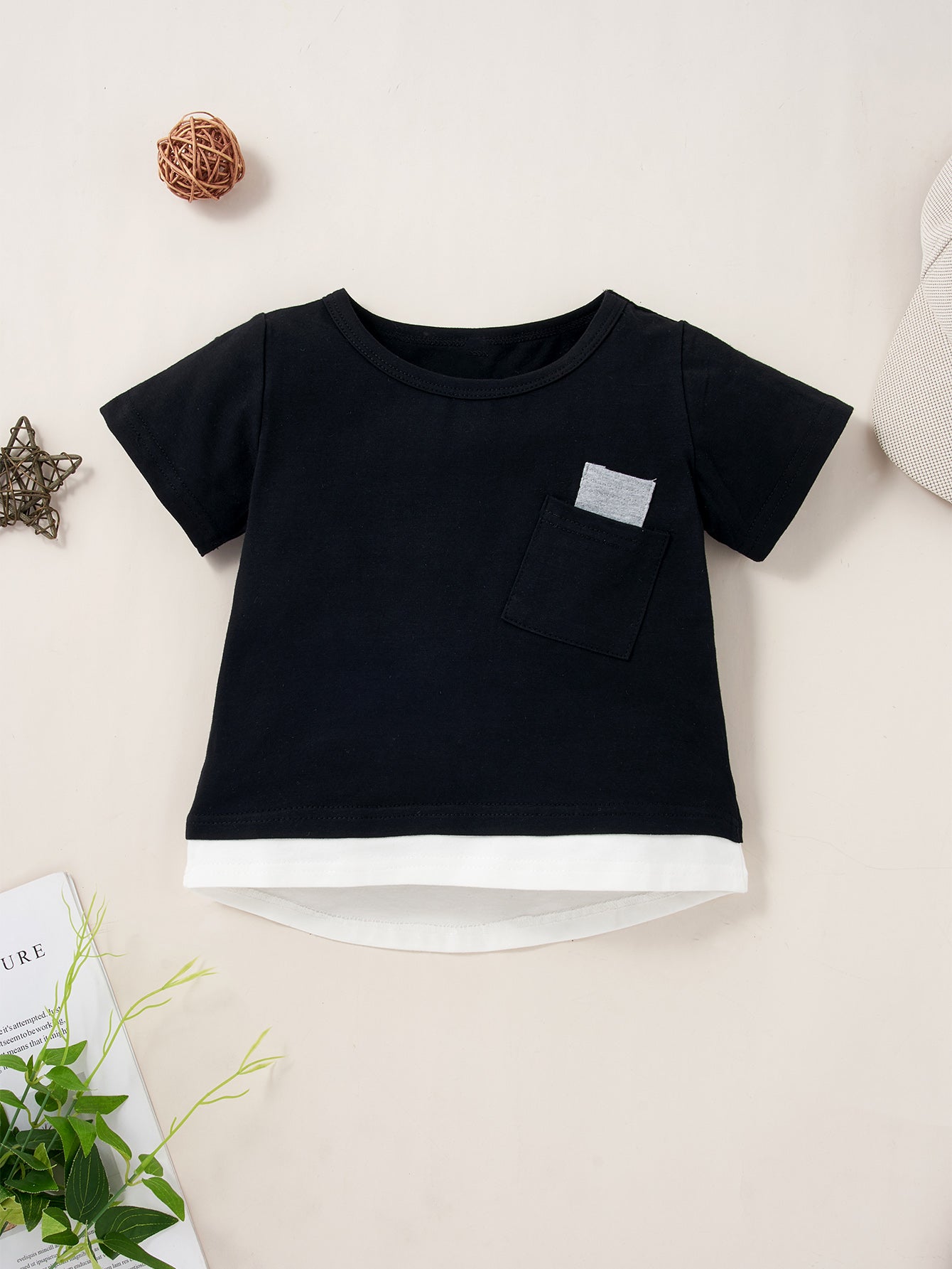 Round Neck Short Sleeve T-Shirt and Shorts Set-Jewearrings