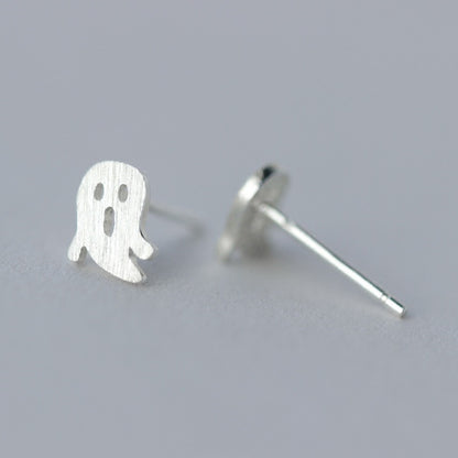 S925 Silver Girl Wraith Wraith Earrings With Cute Personality-Jewearrings