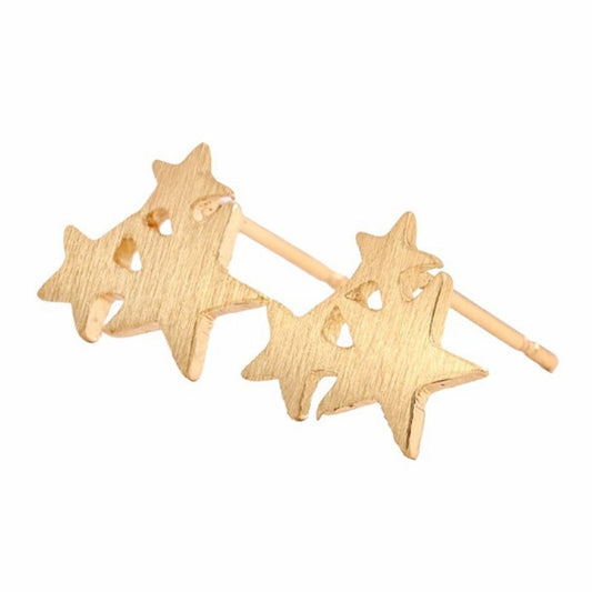 Hot Women Golden Cute Stud Earrings Carnations for Girls Animal Heart Star Earrings Minimalist Jewelry-Jewearrings