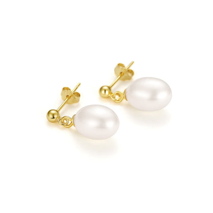 Vintage Pearl Earrings Women's Design Sense-Jewearrings