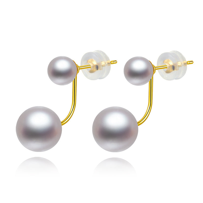 Women's Tiangong Pearl Round Earrings-Jewearrings