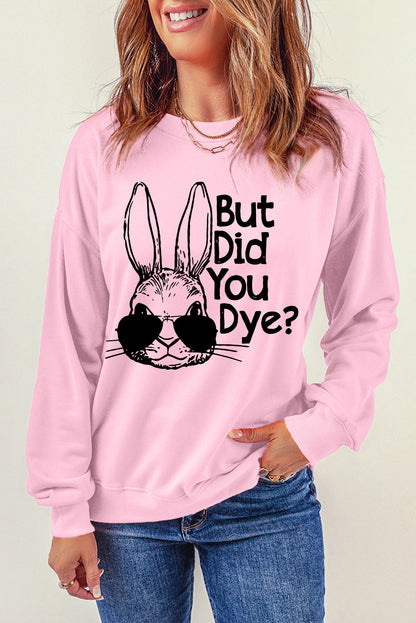 Easter Graphic Dropped Shoulder Sweatshirt-Jewearrings