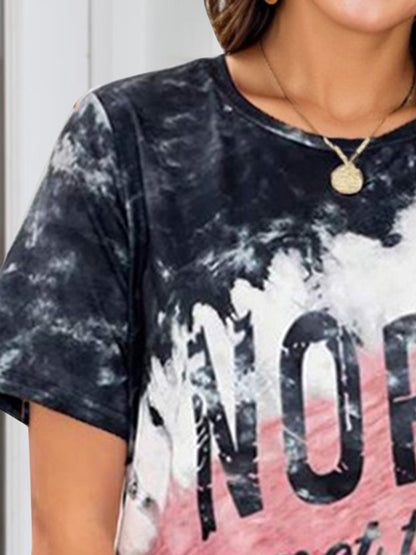 NOPE NOT TODAY Round Neck Short Sleeve T-Shirt-Jewearrings