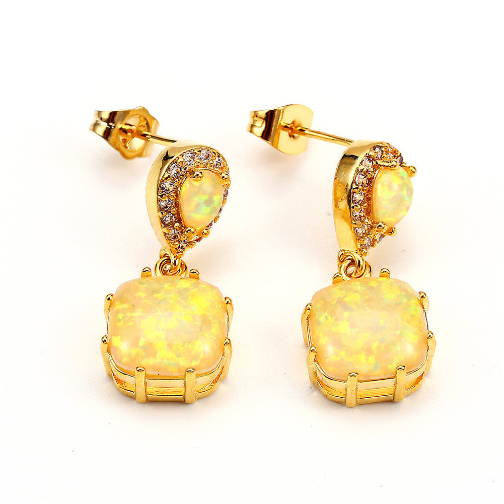 Light Luxury Gold Water Drop Earrings-Jewearrings