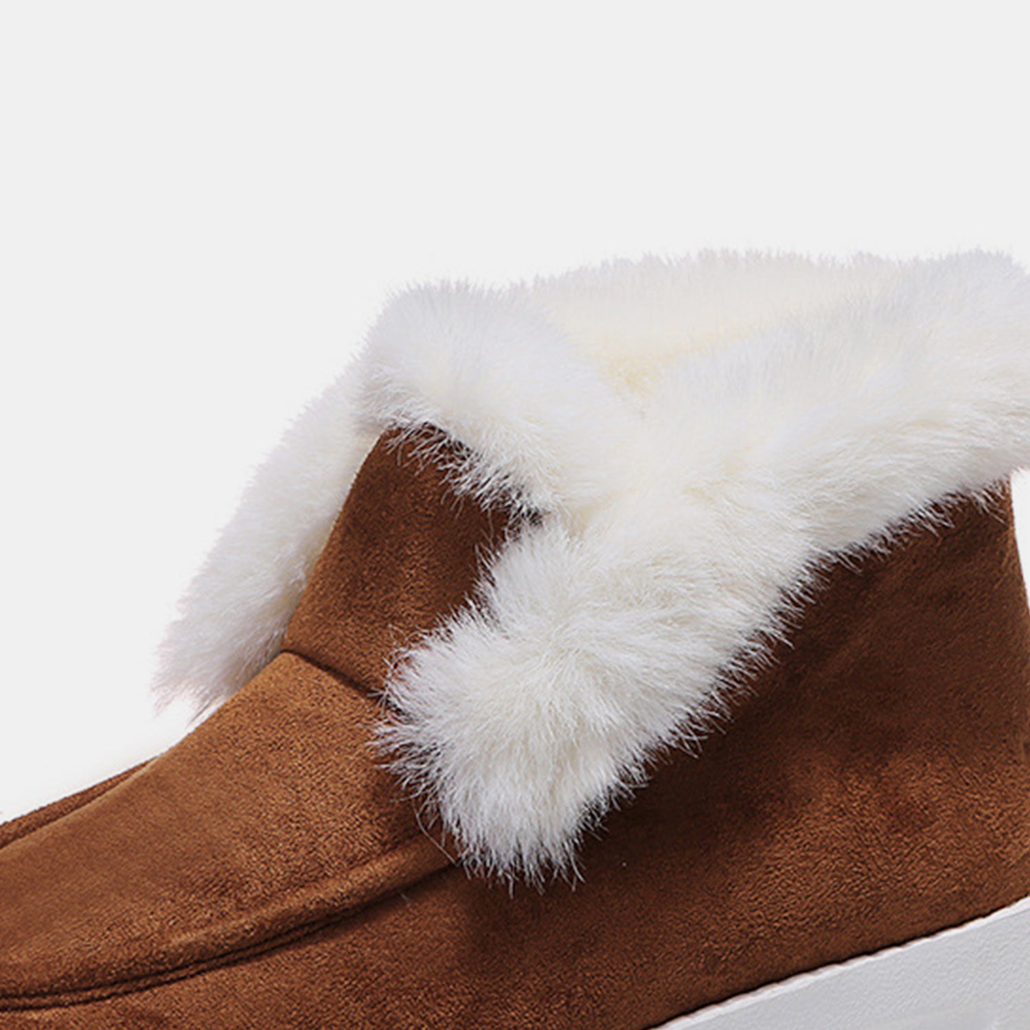 Furry Suede Snow Boots-Jewearrings