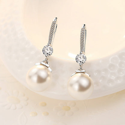 Women's Fashion Casual Vintage Pearl Earrings-Jewearrings