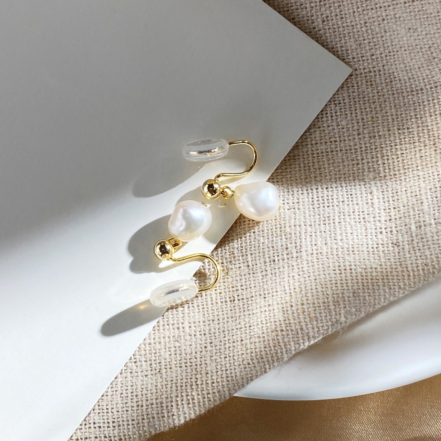 Temperament Simple Clip French Small High-end Earrings-Jewearrings