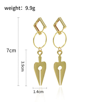 Alloy Earrings Ear Clip Cartoon Characters-Jewearrings