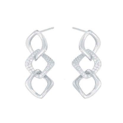 Hanyi Cross-border Wholesale Sterling Silver Stud Earrings-Jewearrings