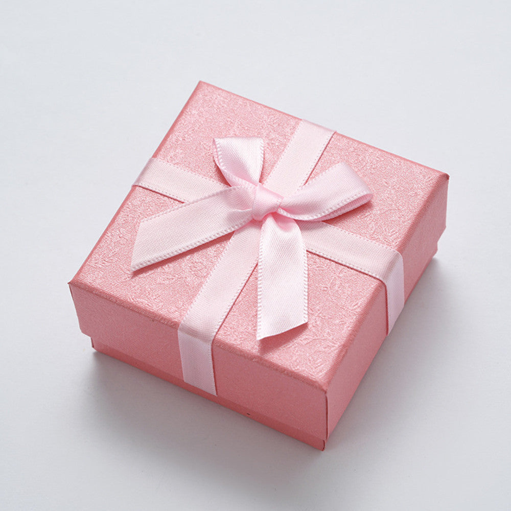 Bow Necklace Earrings Packaging Gift Box-Jewearrings