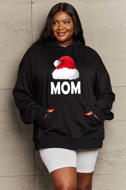 Simply Love Full Size MOM Graphic Hoodie-Jewearrings