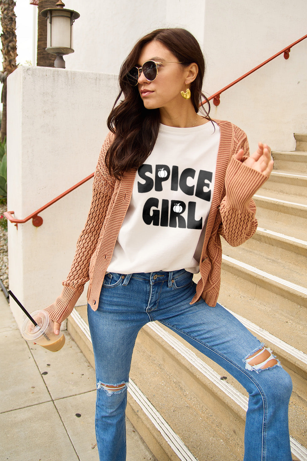 Simply Love Full Size SPICE GIRL Short Sleeve T-Shirt-Jewearrings