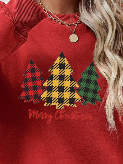 MERRY CHRISTMAS Dropped Shoulder Sweatshirt-Jewearrings