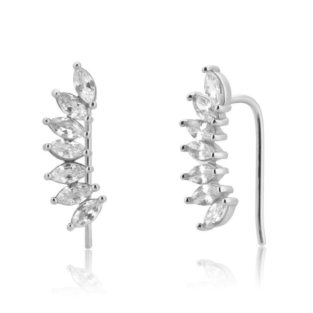 S925Ins Sterling Silver Cute Delicate Earrings-Jewearrings