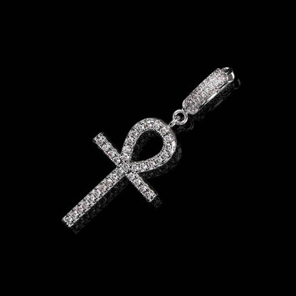 Hip Hop Stud Earrings Ankh Key Personality Cross Earrings-Jewearrings