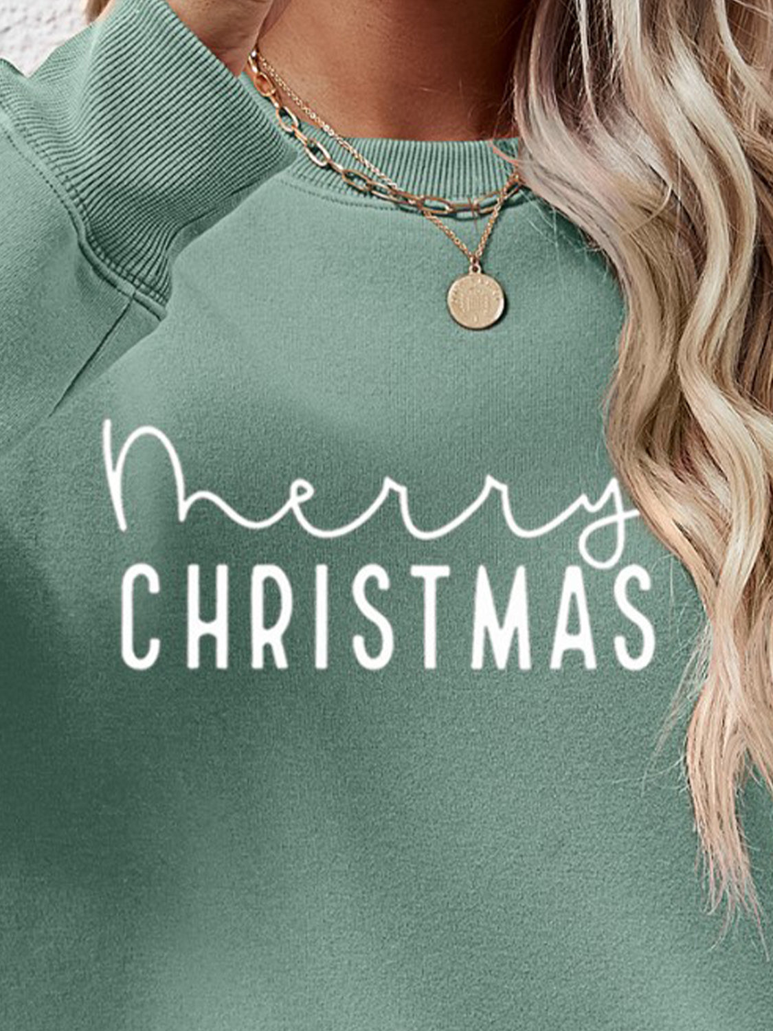 MERRY CHRISTMAS Dropped Shoulder Sweatshirt-Jewearrings