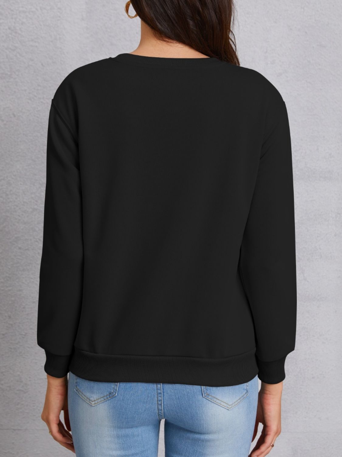 COWGIRLS FOREVER Round Neck Sweatshirt-Jewearrings