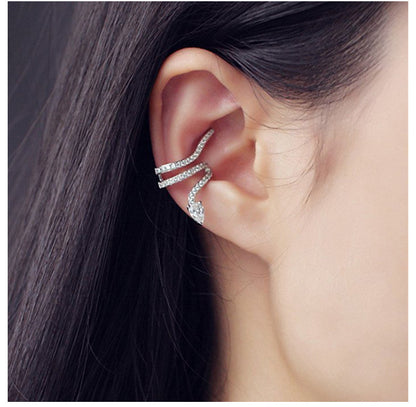 S925 Pure Silver Ear Studs Personality Female Earrings-Jewearrings