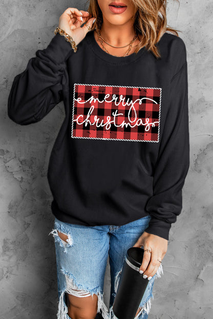 Graphic Round Neck Dropped Shoulder Sweatshirt-Jewearrings