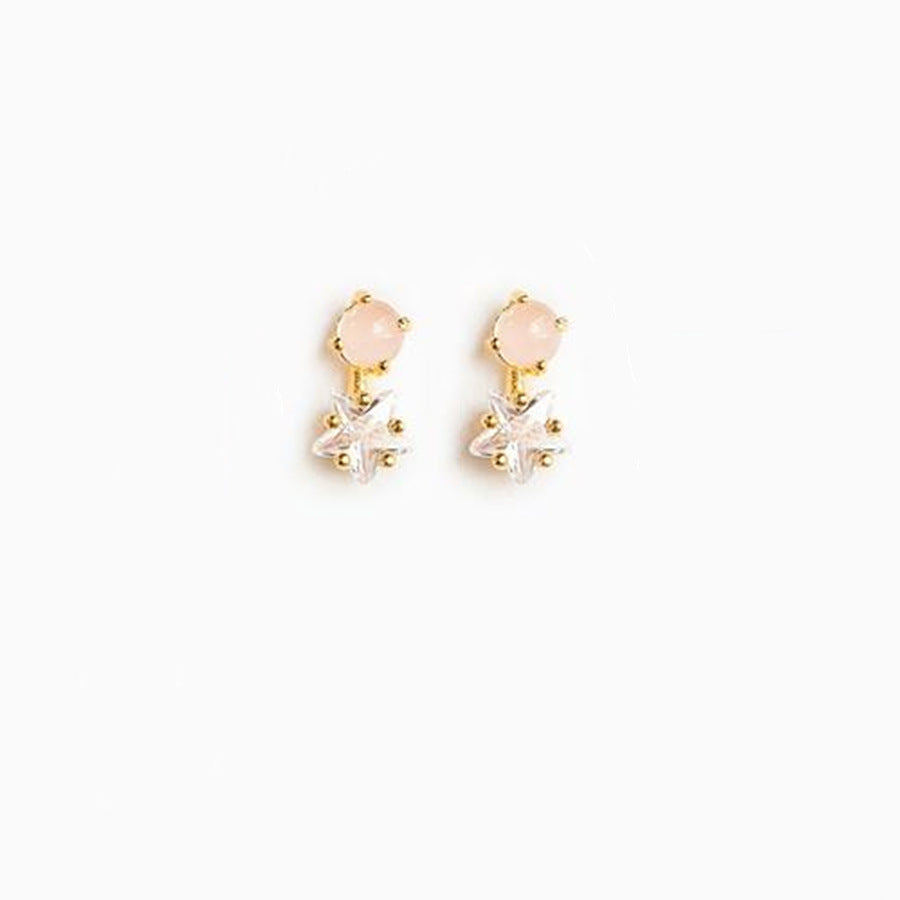 Zircon Chain Stud 925 Silver Pin Earrings Set-Jewearrings