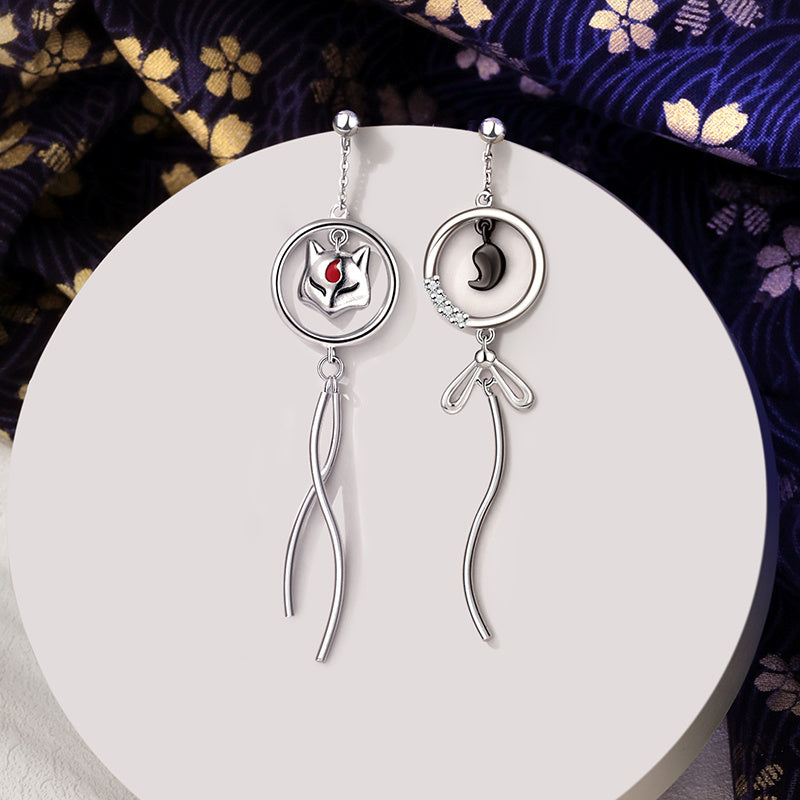 Women's Antique Earrings Temperament Silver Needle-Jewearrings