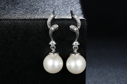 Pearl earrings-Jewearrings