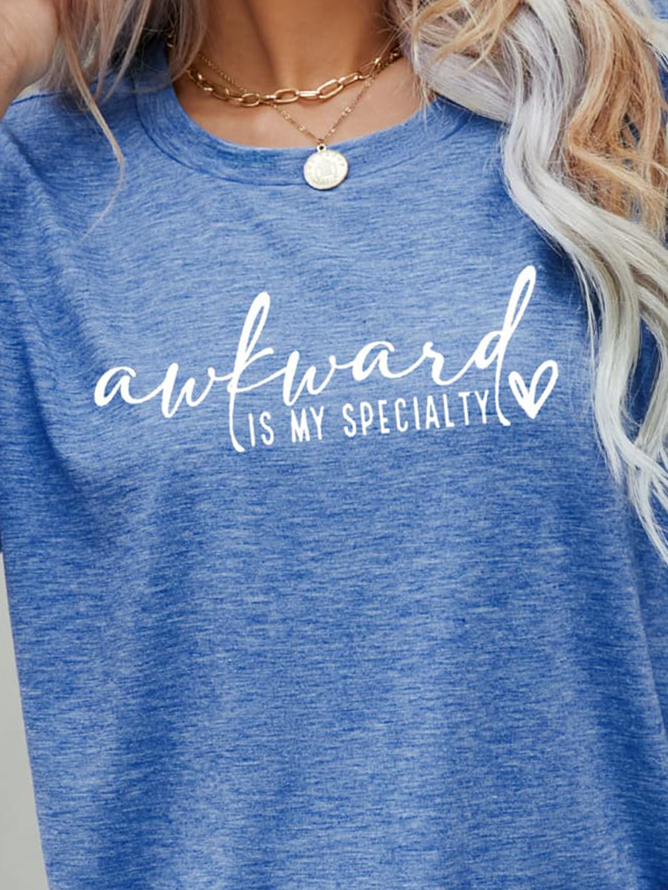 AWKWARD IS MY SPECIALTY Graphic Tee-Jewearrings