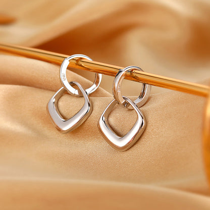 Sterling Silver Needle Earrings Women's European And American-Jewearrings