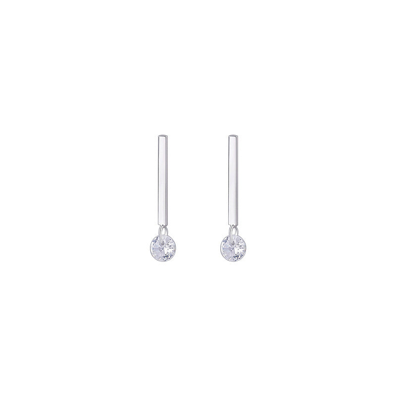 S925 sterling silver jewelry simple personality earrings-Jewearrings