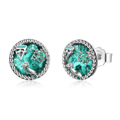 S925 Sterling Silver Earrings Deep Sea European And American Fashion-Jewearrings