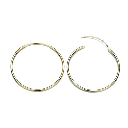 Stainless Steel Ear Hoop 316L Simple Gold-Plated Earrings-Jewearrings