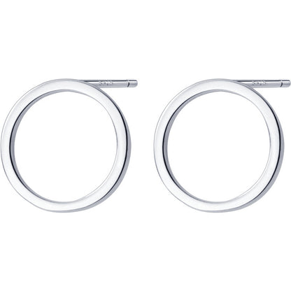 Women's Korean Style Fashion Hollow Hoop Earrings-Jewearrings