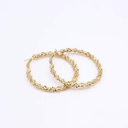 Irregular geometric hoop earrings-Jewearrings